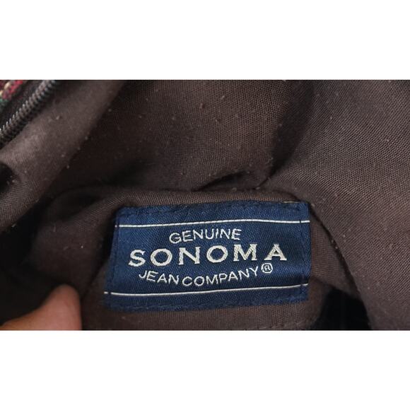 Sonoma Tapestry Carpet Aztec Hobo Shoulder Bag 12" Boho Cottagecore Whimsigoth - Picture 4 of 16